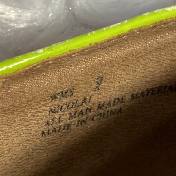 Rocawear peep toes heels size 9 lime green bottom ❤️ - Picture 7 of 7